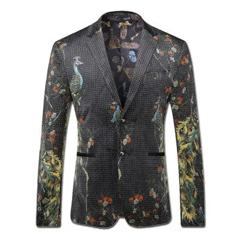 Blazers And Jackets Nightclub Wedding Dress Suits Terno Masculino Casual Slim Fit Long Sleeved Blazers 1