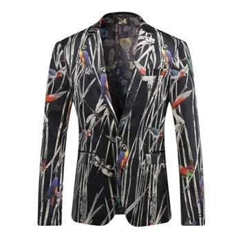 Blazers And Jackets Terno Masculino Bleiser Hombre Casual Slim Fit Long Sleeved Wedding Dress Suits 1