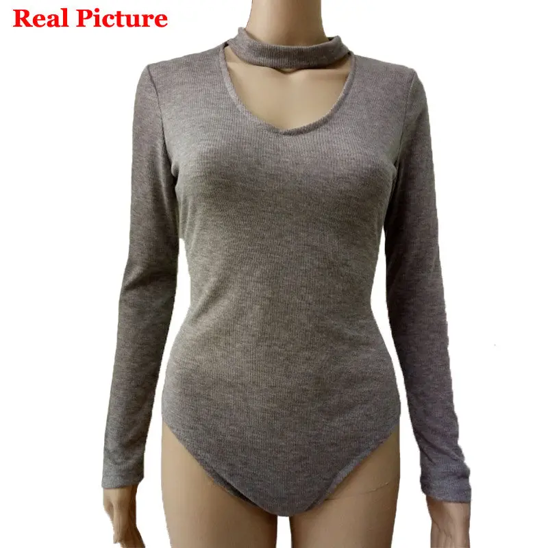 Bloggers Favorite All Matched Bodysuit Top Sexy Deep V Bodysuit Women Long Sleeve Body Top Slim Bodycon Jumpsuit 10