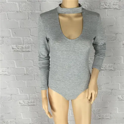 Bloggers Favorite All Matched Bodysuit Top Sexy Deep V Bodysuit Women Long Sleeve Body Top Slim Bodycon Jumpsuit 9