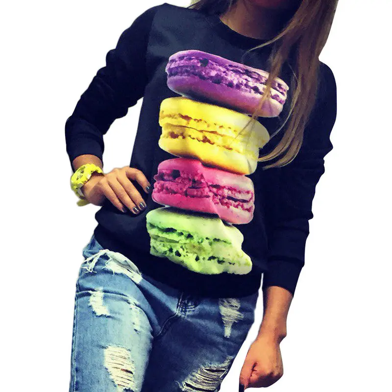 Blouse Women Hoodie Long Sleeve Fall Sweater Tops Casual Blouse Shirt Blusas Femininas 1