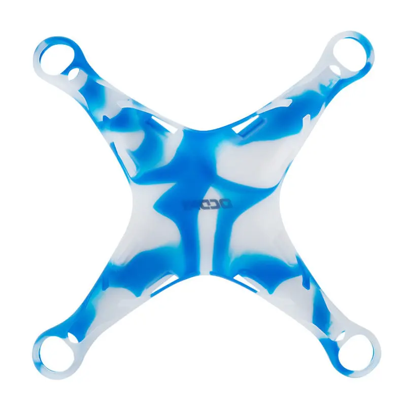 Blue White Waterpro Dustpro Silicone Fuselage Cover For Dji Phantom 3 1
