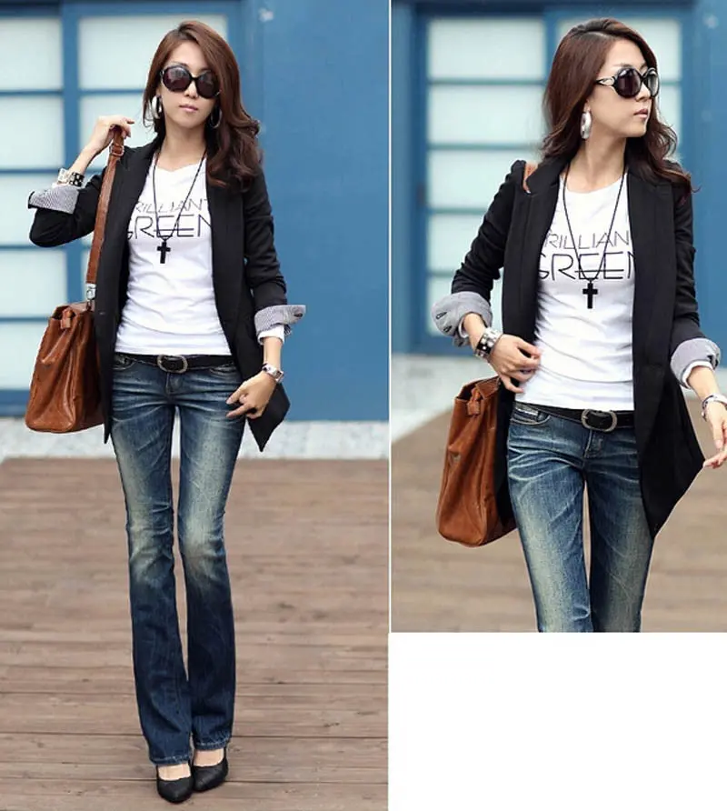 Blusas Femininas Fall Shirts Long Sleeve Women Bottoming Shirt Casual Letter Printed Tops Slim Tees 8