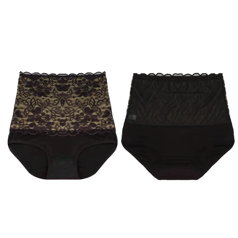 Body Shaper Hip Abdo Tummy Control High Waist Briefs Underwearunderpants Sexy Lace Shaper Buttock 1