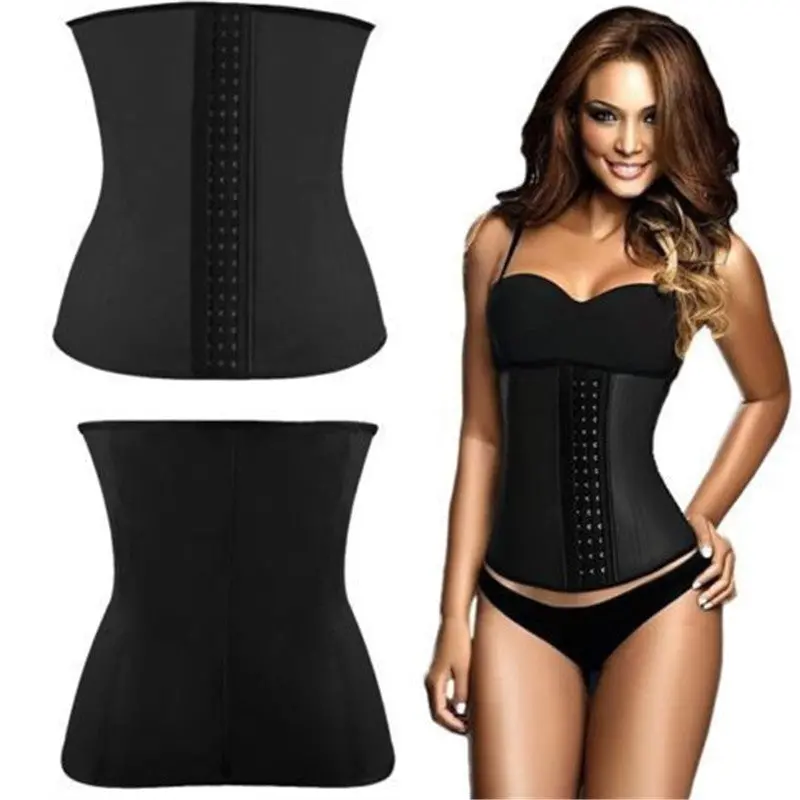Body Shaper Underbust Steel Bone Waist Training Corset Waist Trainer Latex Waist Cincher Corset Slim Belt Rubber Shapewear 1