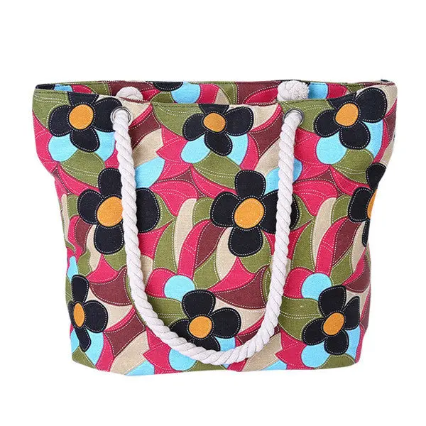 Bohemia Canvas Floral Printing Women Messenger Bag G Shoulder Hbags Bolsa Feminina Lady Tote 1