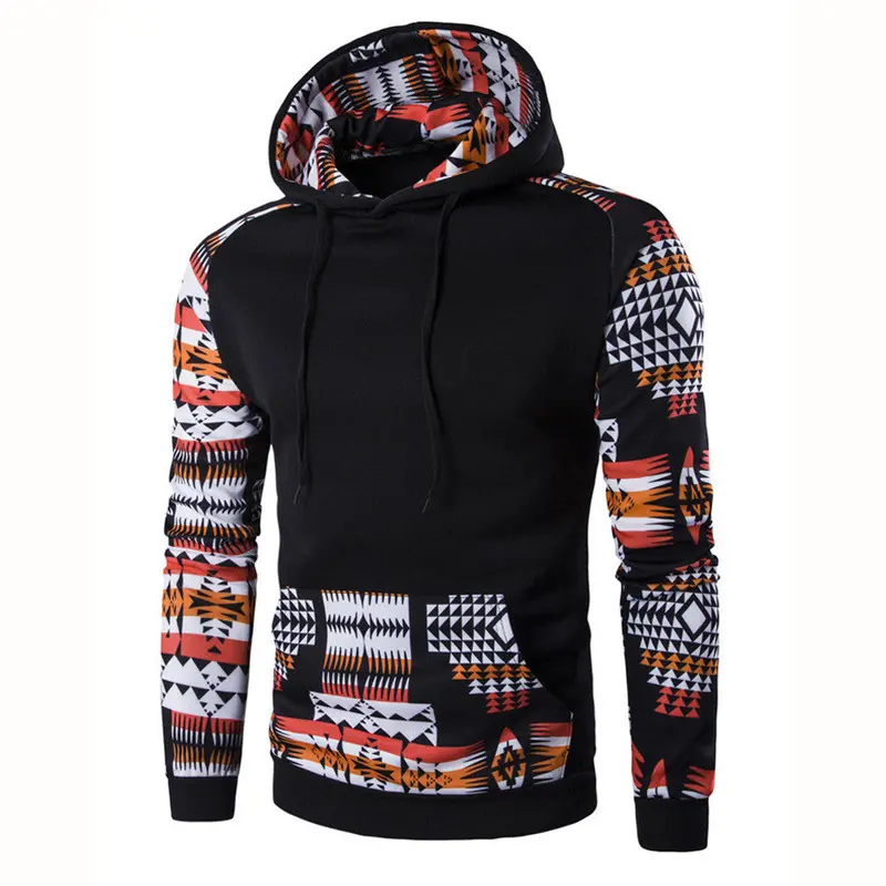 Bohemia Retro Outwear Clothing Long Sleeve Hooded Sweatshirt Man Bomber Jacket Men's Jacket Jaqueta Plus Size 5