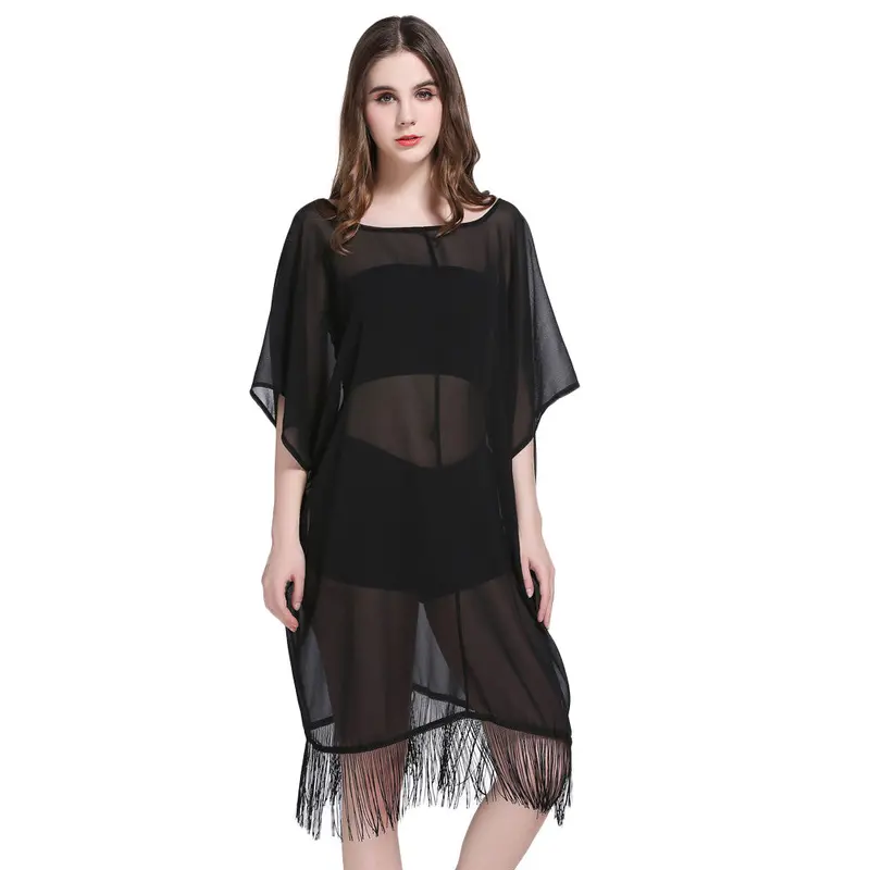 Bohemia Tassels Bathing Suit Swimwear Beach Dress Sexy Swimsuit Beachwear Feida 1