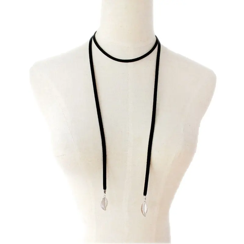 Bohemia Women Necklace Lacing Bow Rope Chain Necklaces Collar Choker Jewelry Gift For Girl 2