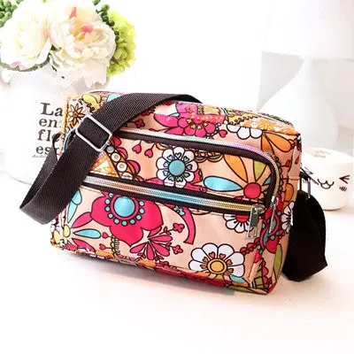 Bohemia Women Square Bag Designer Handbags Nylon Crossbody Bags Mini Shoulder Messenger Bolsos Mujer 2