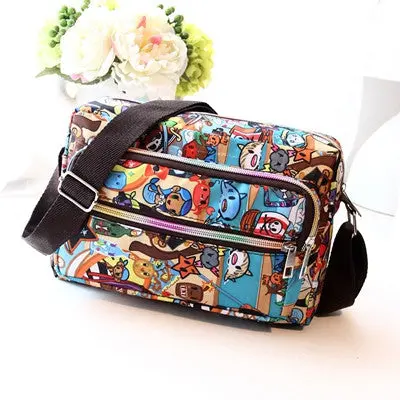 Bohemia Women Square Bag Designer Handbags Nylon Crossbody Bags Mini Shoulder Messenger Bolsos Mujer 4
