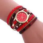 Bohemian Style Orologi Donna Weave Leather Bracelet Lady Womans Wrist Watch Fast Shipping Feida 1