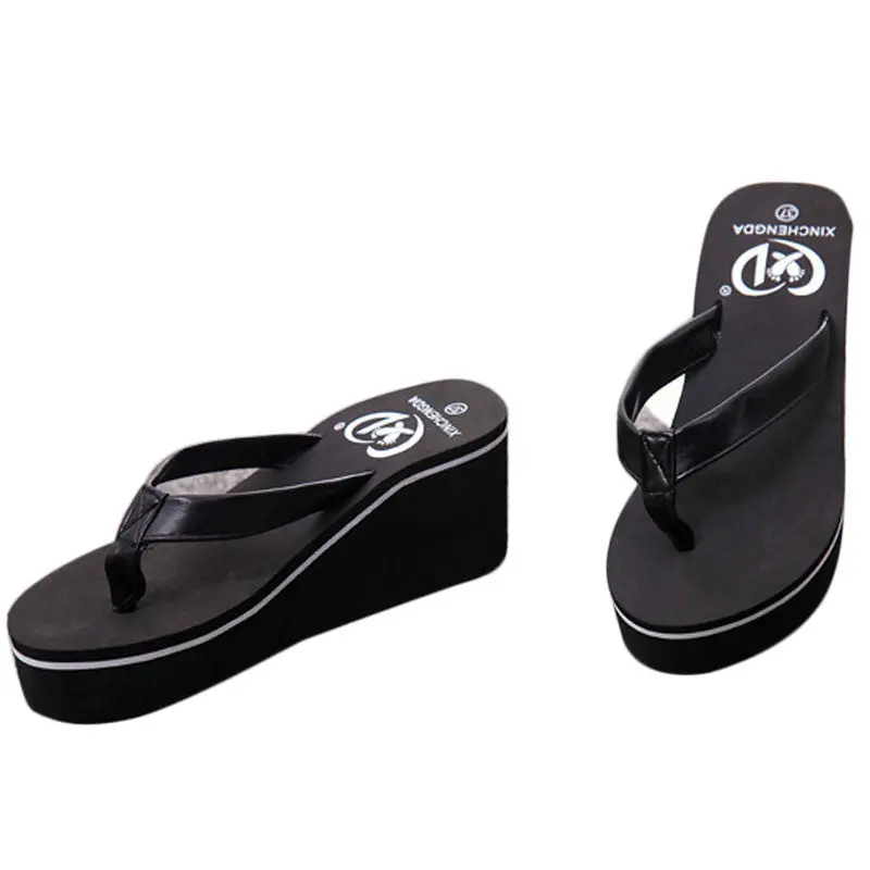 Bohemian Women Shoes High Heels Flip Flops Platform Wedges Women Sals Flip Slippers Woman Shoes Designer 1