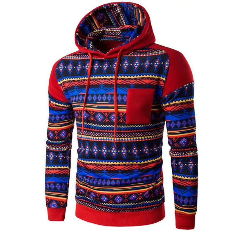 Boho Hooded Sweatshirt – Unisex Bomber-Style Lightweight Jacket