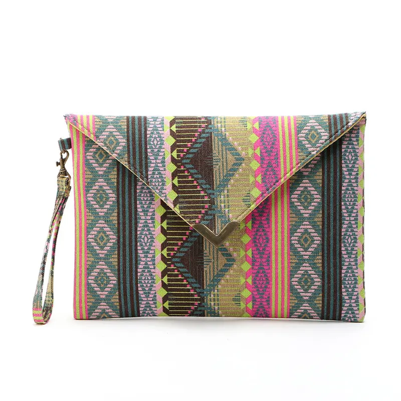 Bolsa Feminina Clutch Women Envelope Hbags Purse Tote Ladies Canvas Embroided Bag For Women Fast Shipping 3