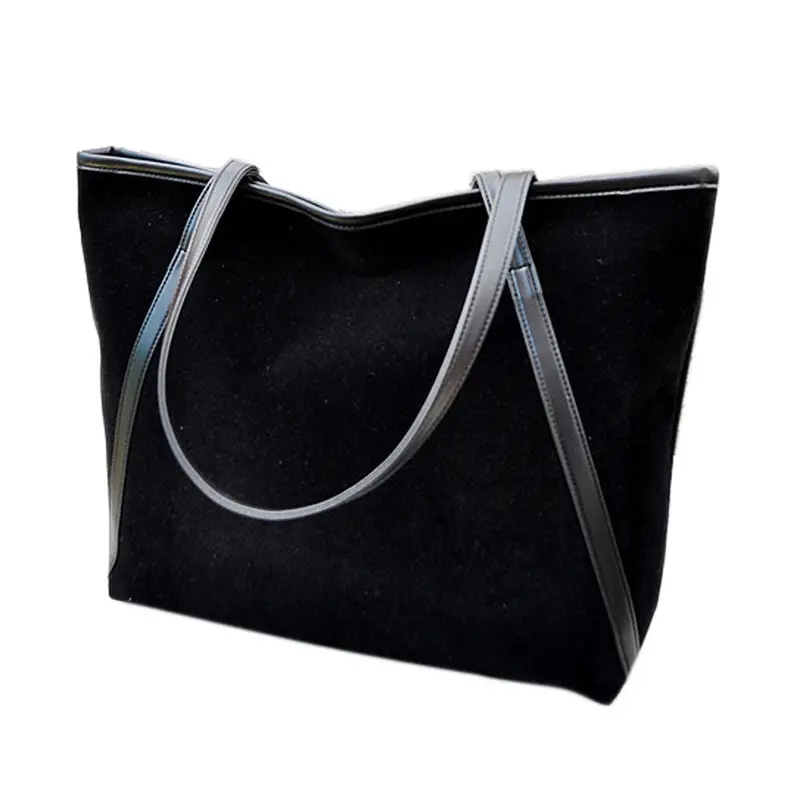 Bolsas Lager Capacity Casual Tote Women Handbag Messenger Bag Matte Design Simple Style 1