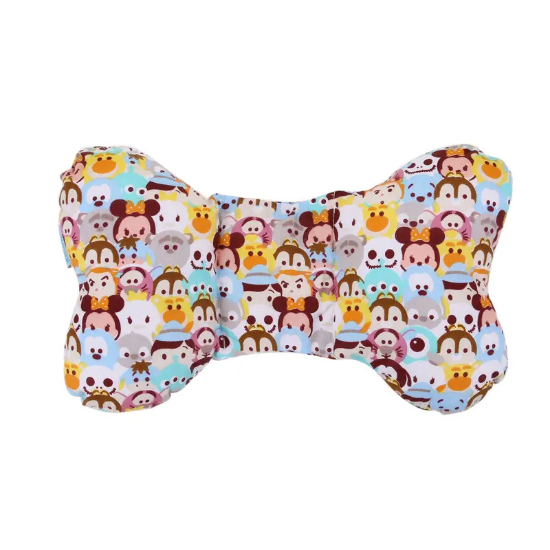 Bone Baby Pillow Born Bow Shape Bedding Cartoon Anti Roll Nursing Pillow 1