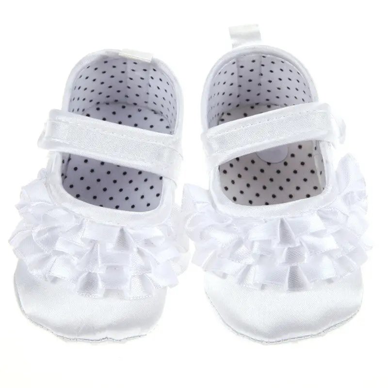 Born Baby Girl Shoes First Walkers Lovely Sneakers Infant Kids Girls Princess Shoes White Rose Red Pink 1
