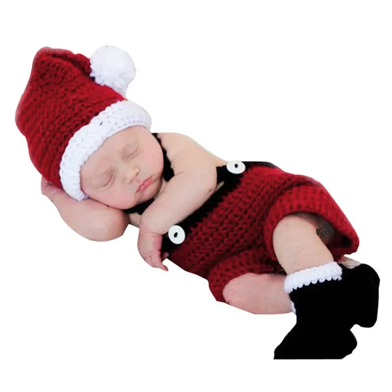 Born Baby Girls Boys Crochet Knit Costume Po Pography Prop 1