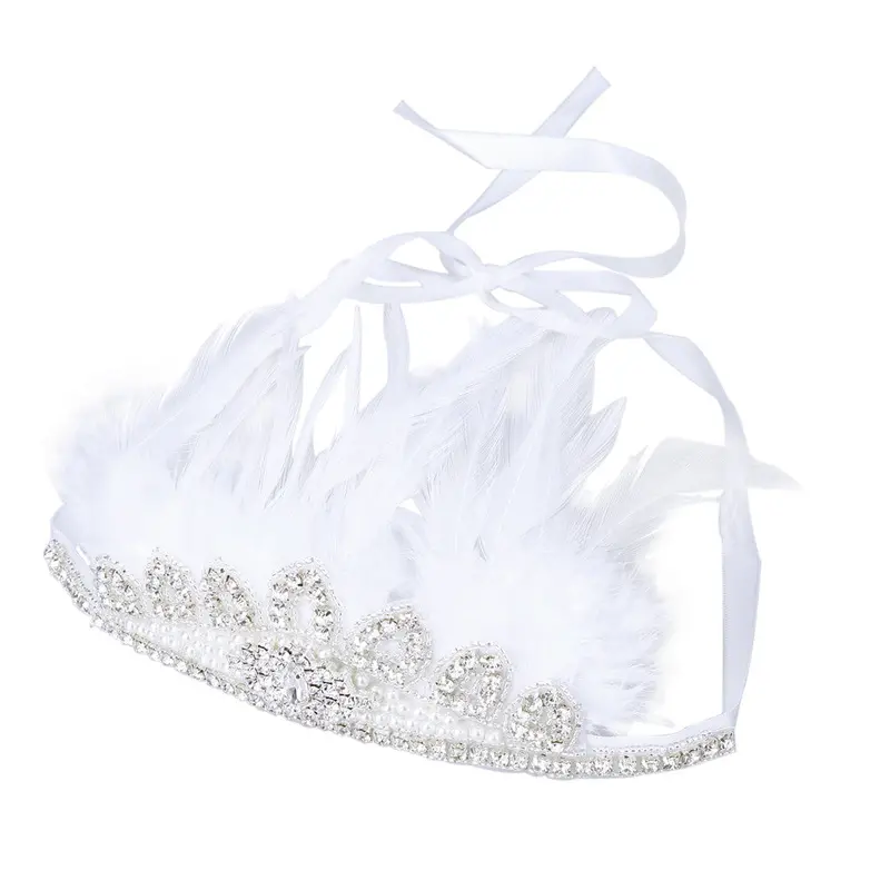 Born Baby Headb Feather Flower Crown Kids Bohemian Crown Headb Boho Headb Girls Feather Crown Head B Accessories 1
