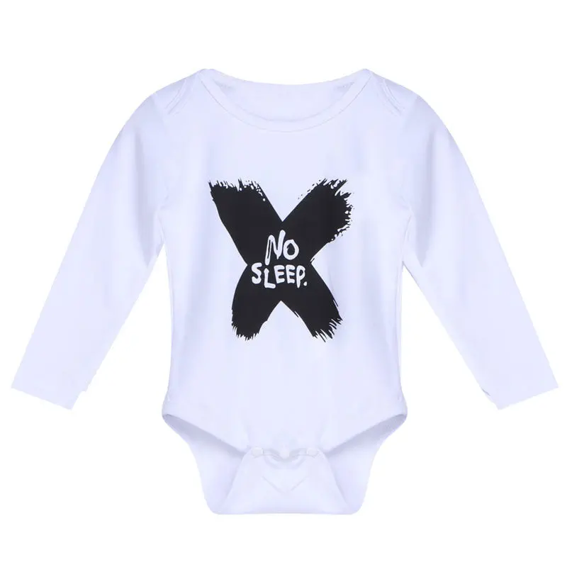 Born Baby Rompers Letters Baby Clothing Cotton Infant Jumpsuit Long Sleeve Girl Boys Rompers Costumes Baby Romper 1