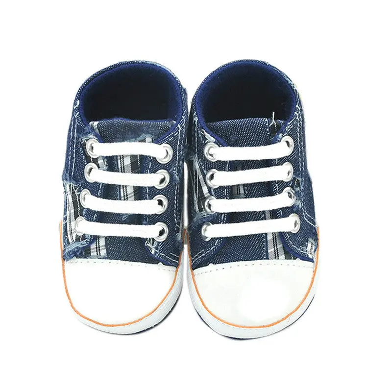 Born Baby Shoes Kids Classic Sports Sneakers Infant St Bottom Baby Shoes Canvas First Walkers 1