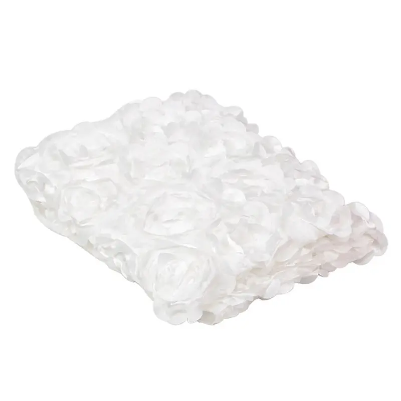 Born Pography Po Props 3D Rose Flower Backdrop Beanbag Baby Blanket Large Rug Pography Props 130Cm*95Cm 1