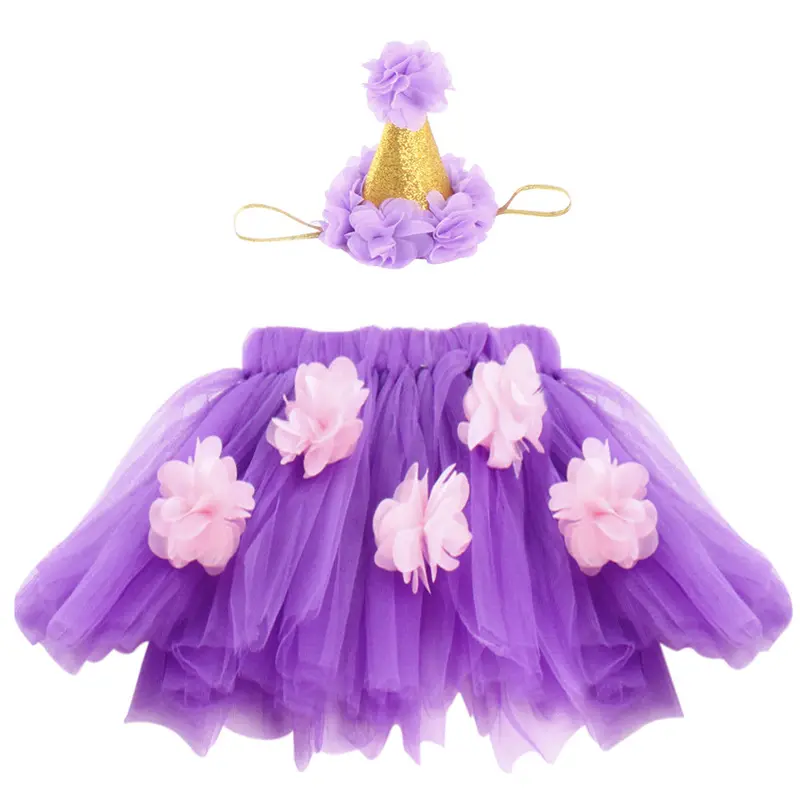 Born Pography Props Infant Costume Princess Baby Girl Tutu Skirt + Baby Crown 4