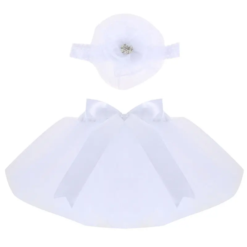 Born Pography Props Infant Girl Pettiskirt Princess Baby Tutu Skirt Headb Baby Pography Props 10