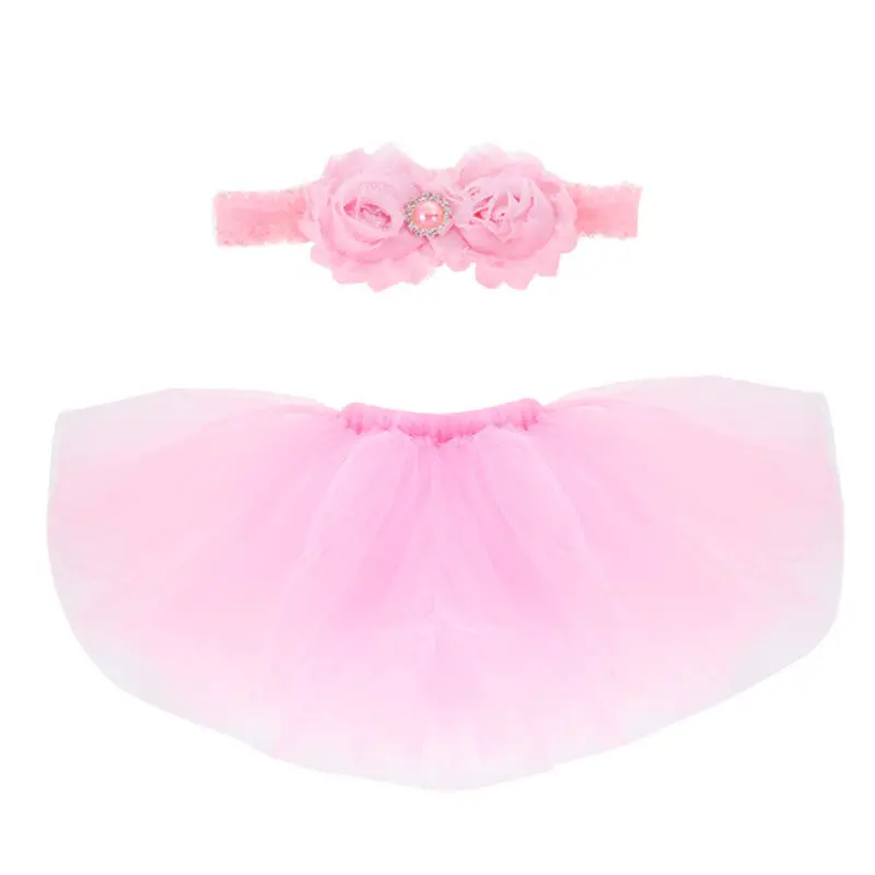 Born Pography Props Infant Girl Pettiskirt Princess Baby Tutu Skirt Headb Baby Pography Props 5
