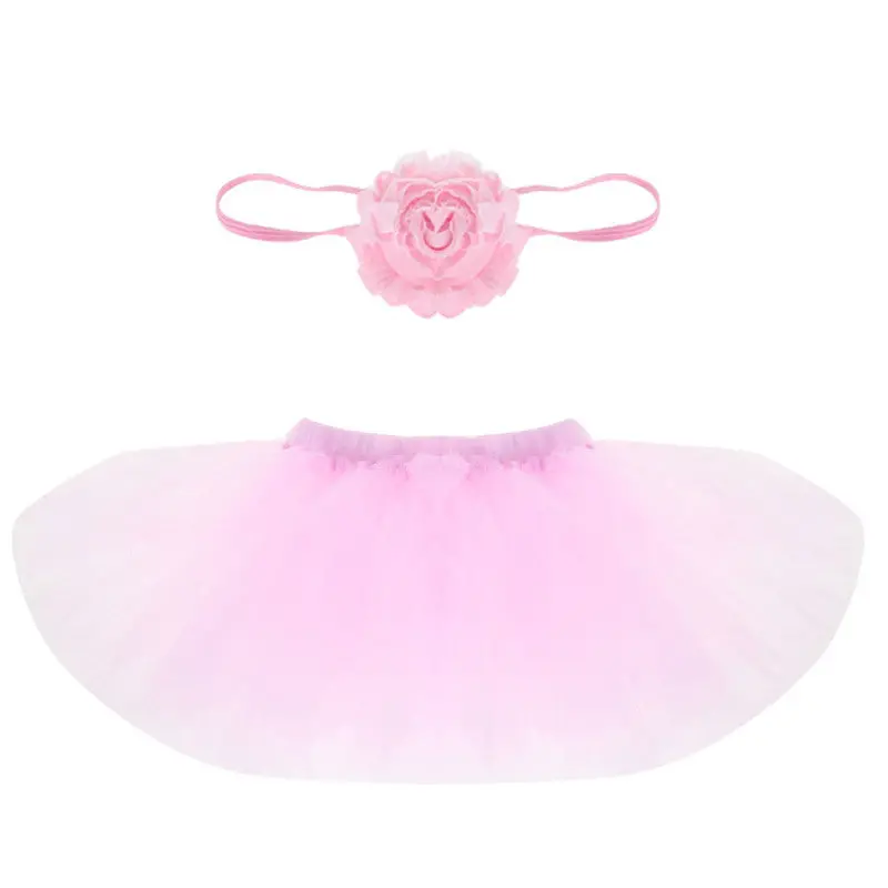 Born Pography Props Infant Girl Pettiskirt Princess Baby Tutu Skirt Headb Baby Pography Props 7