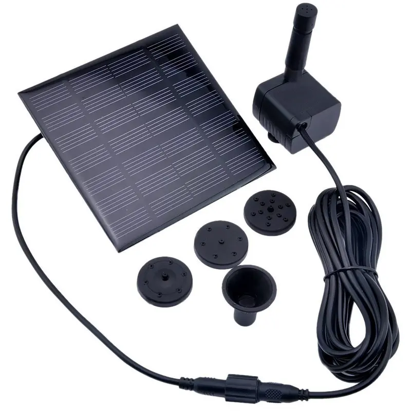 Boutique Solar Power Fountain Pool Water Pump Garden Plants Watering Kit 87781 1