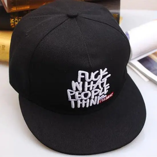 Boy Style Brim Adjustable Baseball Cap Snap Hip-Hop Hat 1