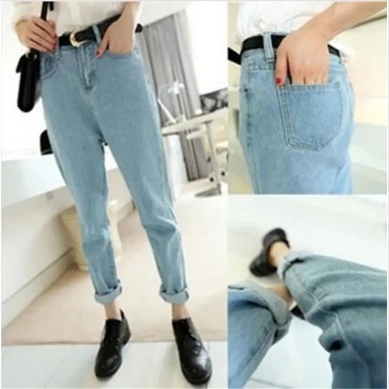 Boyfriend Jeans For Women Loose Jeans Pants Bf Style Plus Size Harem Jeans Woman Denim Lady Pants Tousers 1