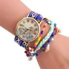 Bracelet Watch Women Bicycle Pattern Clock Analog Quartz Canvas Band Relogio Feminino Gift 2