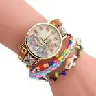 Bracelet Watch Women Bicycle Pattern Clock Analog Quartz Canvas Band Relogio Feminino Gift 3