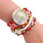Bracelet Watch Women Bicycle Pattern Clock Analog Quartz Canvas Band Relogio Feminino Gift 5