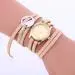 Bracelet Watch Women Dress Clock Pu Leather Weaving Gift Relogio Feminino 3