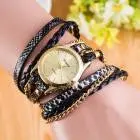 Bracelet Watch Women Dress Clock Wrap Around Synthetic Leather Chain Relogio Feminino 1