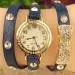 Bracelet Watch Women Rhinestone Crystal Dress Clock Bowknot Gift Pu Leather Quartz Relogio Feminino 4