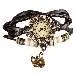 Bracelet Watches Quartz Relogio Feminino Weave Around Pu Leather Cat Bracelets Lady Woman Wrist Watch Dress Clock 1