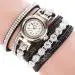 Bracelet Watches Women Rhinestone Crystal Dress Clock Relogio Feminino Analog Quartz Watch Gift 2