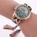 Bracelet Women Watch Ladies Dress Clock Braided Band Rhinestone Quartz Wristwatch Relogio Feminino 4