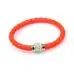 Bracelet Wristband Magnetic Rhinestone Buckle Leather Wrap Charm Friendship Bracelets Bangle Gift 6