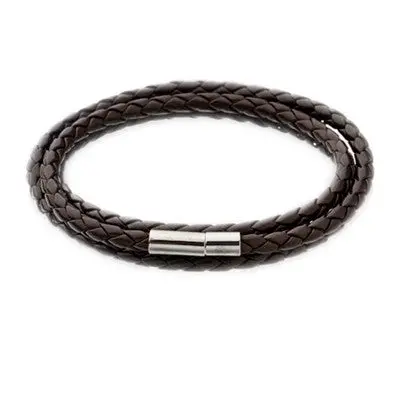 Bracelet&Bangles Pu Leather Bracelets For Men Jewelry Charm Bangle Handmade Round Rope 2