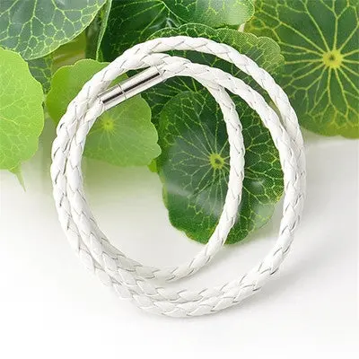 Bracelet&Bangles Pu Leather Bracelets For Men Jewelry Charm Bangle Handmade Round Rope 3