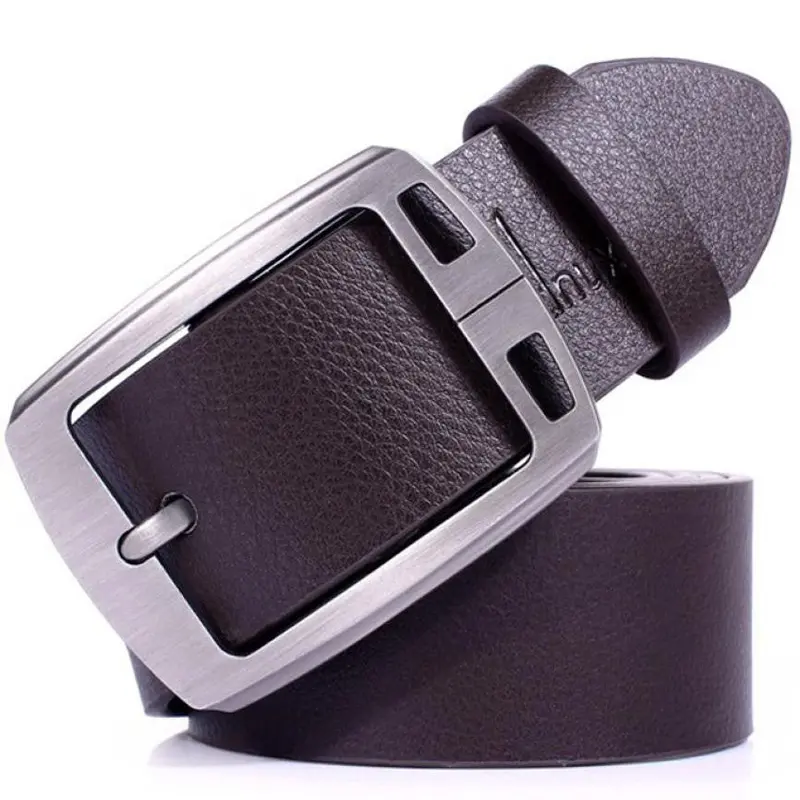Brand Belt Fashion Automatic Buckle Wode Leather Men Belt 125Cm Luxury Belts For Men Waistband 1