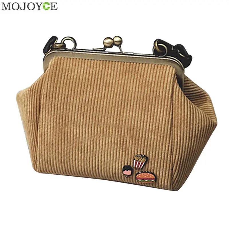 Brand Deisgner Corduroy Female Clip Shell Bag New Mini Shoulder Bag Embroidery Tote Women Bag Bolsa Feminina 1