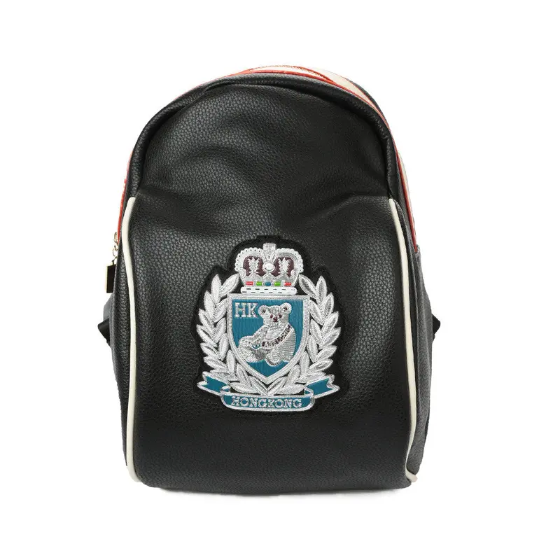 Brand Students Pu Leather Cute Bear Backpack Preppy Style Shoulder Bags Classic Bag Girls Mini Black Bags Mochila 2