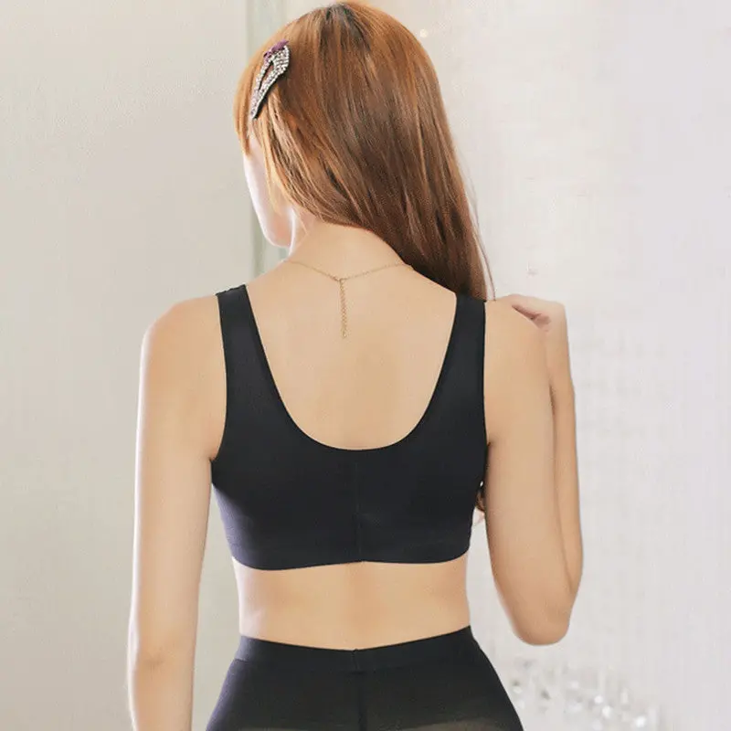 Breast Chest Holder Support Lift Bra Body Shaper Magic Underwear M-L Black & Nude 3